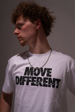 Load image into Gallery viewer, MOVE DIFFERENT TEE (white)
