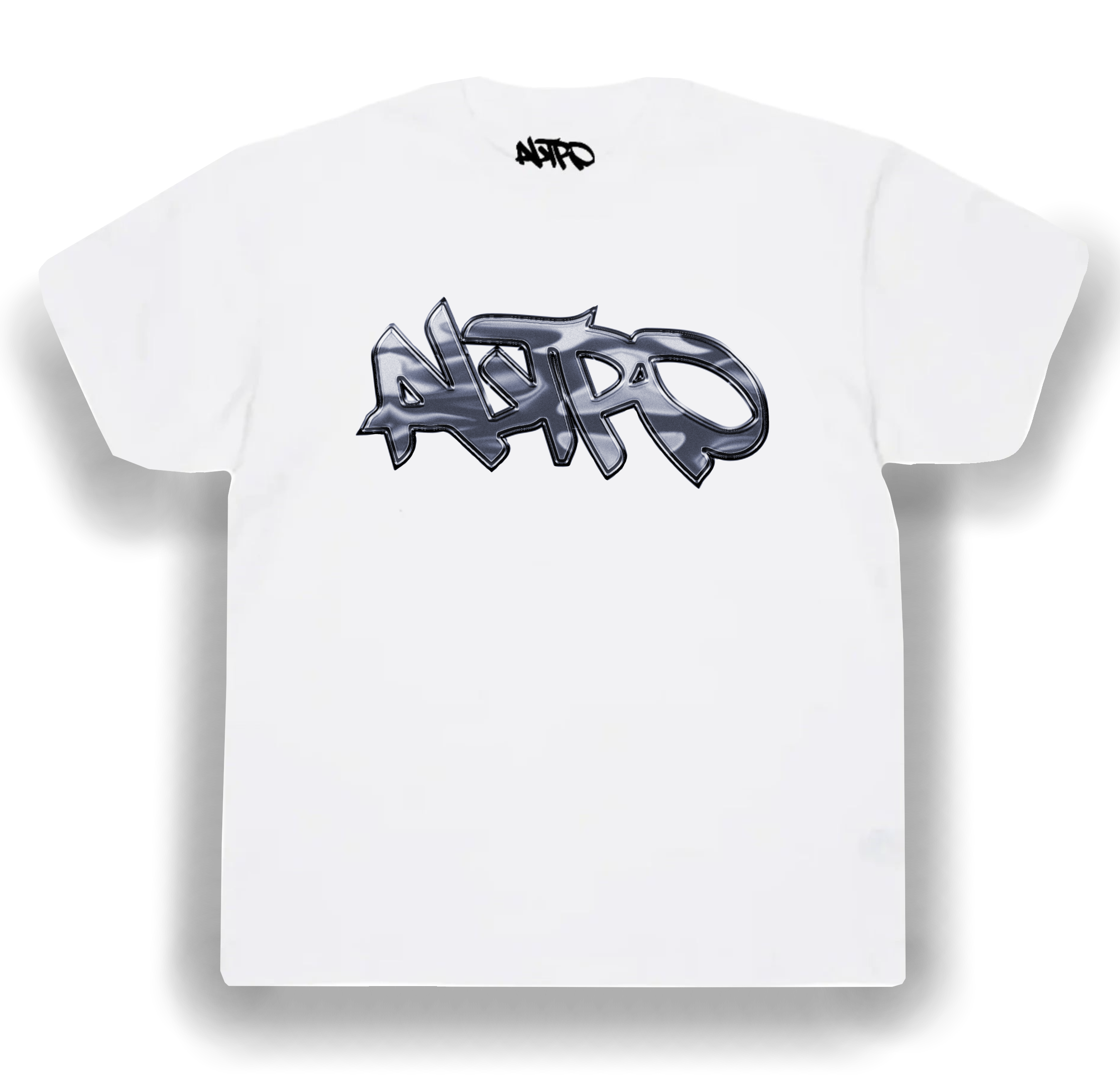 CHROME TEE (white)