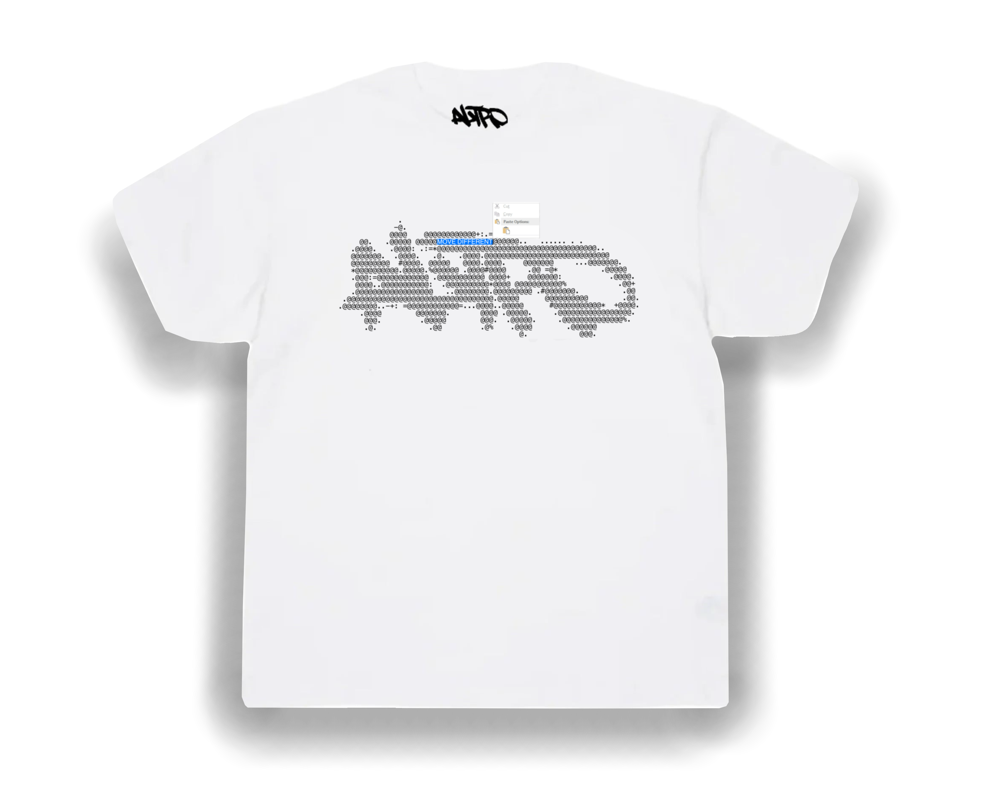 TYPOGRAPHY TEE (white)
