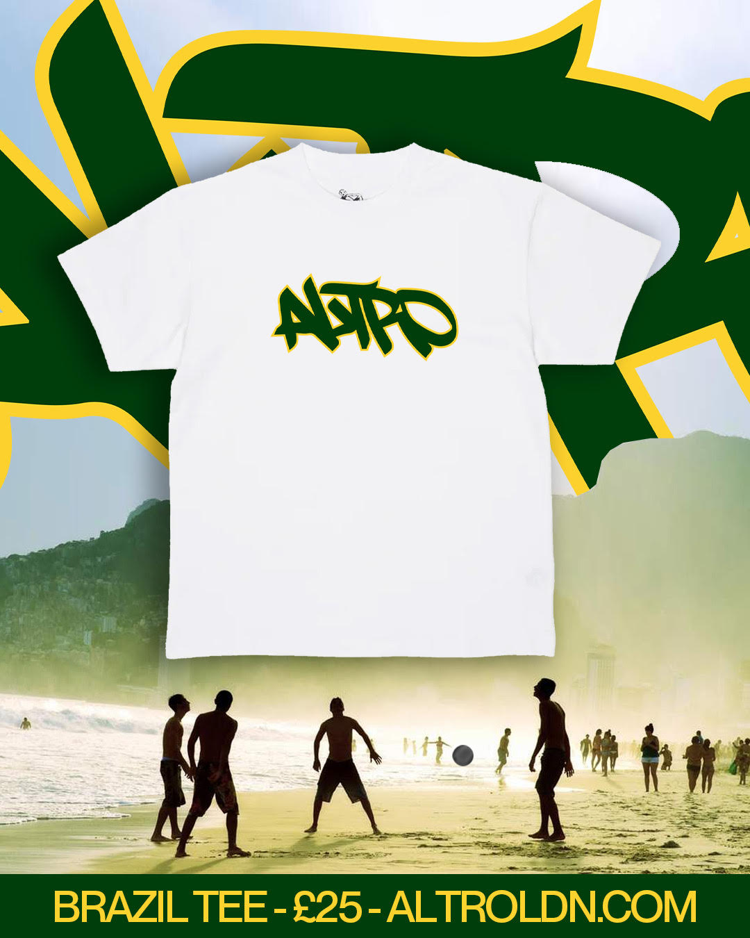 Brazil Tee (WHITE)